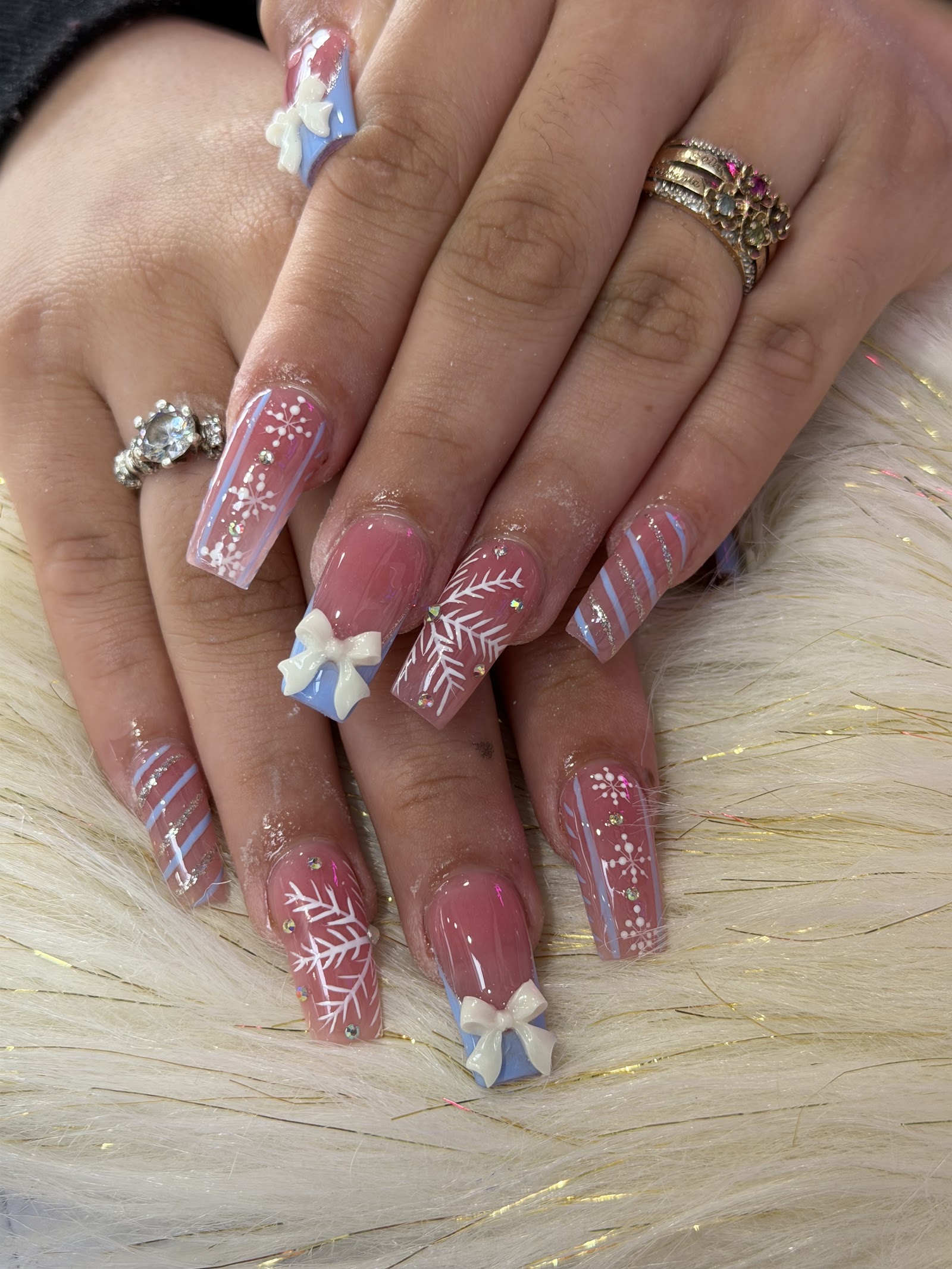 Wayside Nails nail work in Houston, Texas